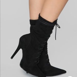 Fashion nova I Tried bootie size 9 us women
